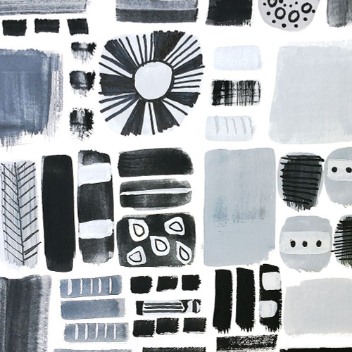 BlackGrayWhite Poster Print - Melanie Biehle