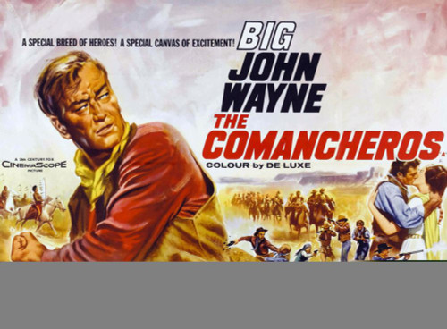 The Comancheros, Left: John Wayne, Right: Stuart Whitman, Ina Balin On Poster Art, 1961, Tm And Copyright 20Th Century Fox Film Corp. All Rights Reserved./Courtesy Everett Collection Poster Print