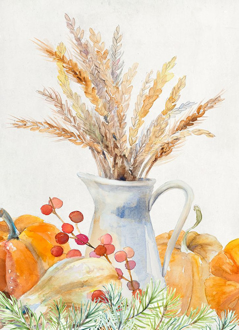 Harvest Wheat Pitcher Poster Print - Lanie Loreth
