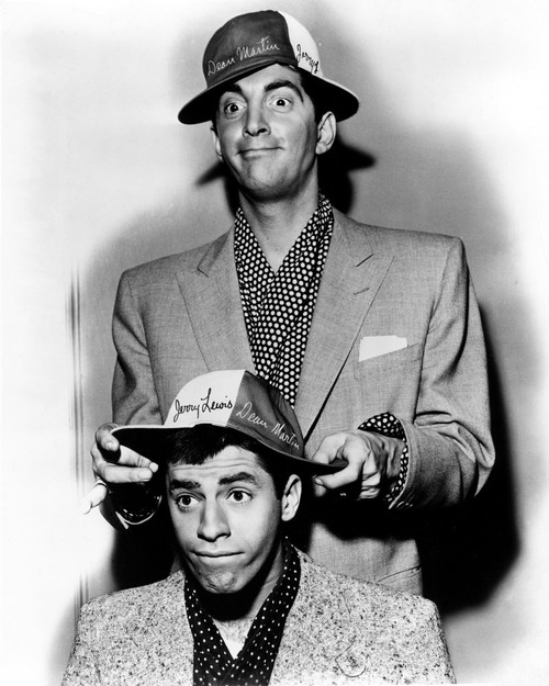 From Top: Dean Martin, Jerry Lewis, Ca. 1950 Poster Print