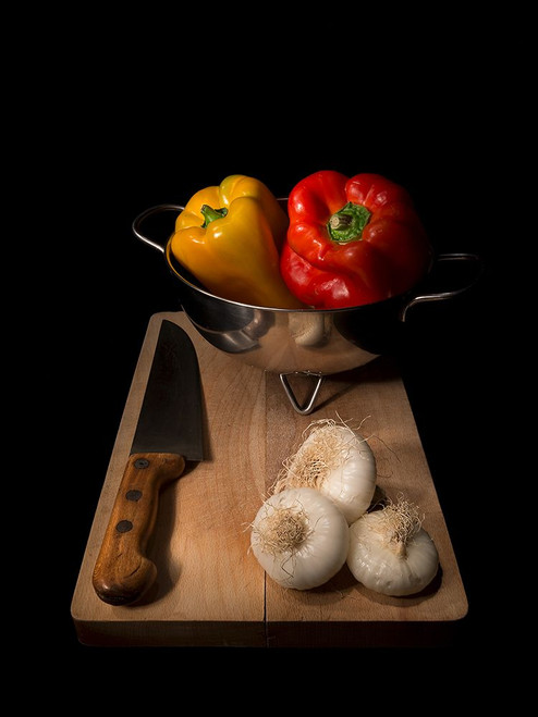 peppers soup Poster Print - Antonio Zoccarato