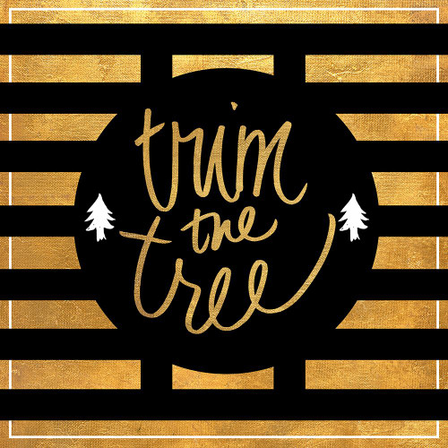 Christmas Gold IV Poster Print - Graphics Studio SD