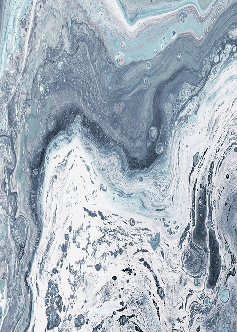 Blue Oil Spill I Poster Print - Julie DeRice