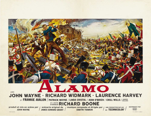 The Alamo, John Wayne On Uk Poster Art, 1960 Poster Print