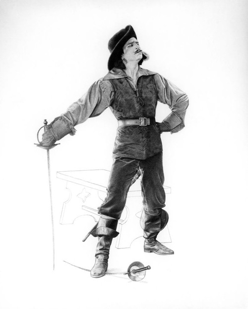 The Three Musketeers, Douglas Fairbanks, Sr., 1921 Poster Print