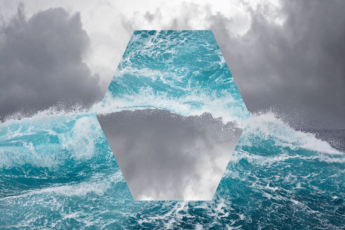 Ocean Geometry 3 Poster Print - Studio SEA