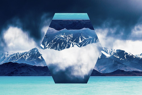 Ocean Geometry 1 Poster Print - Studio SEA