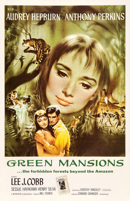 Green Mansions, Us Poster, Audrey Hepburn, Anthony Perkins, 1959 Poster Print