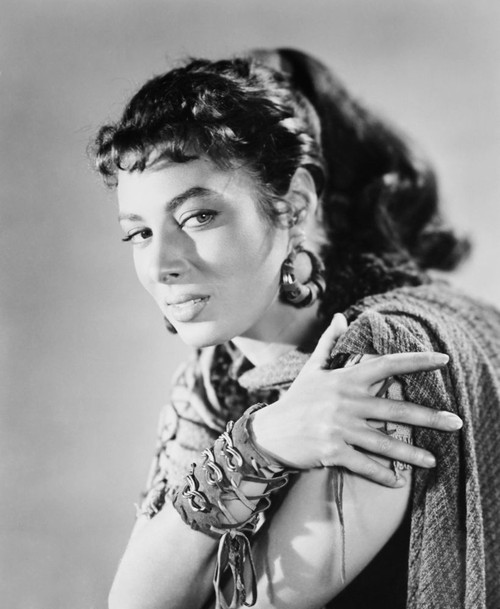 Sign Of The Pagan, Rita Gam, 1954 Poster Print