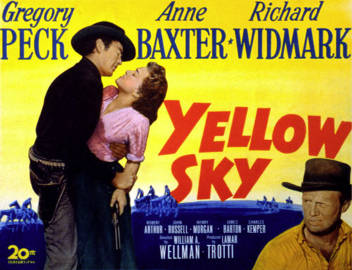 Yellow Sky, Gregory Peck, Anne Baxter, Richard Widmark, 1949 20Th Century Fox/ Courtesy Everett Collection Poster Print