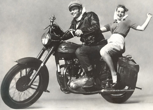 The Wild One, Marlon Brando, Mary Murphy, 1954 Poster Print