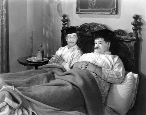 A Chump At Oxford, Stan Laurel, Oliver Hardy, 1940 Poster Print