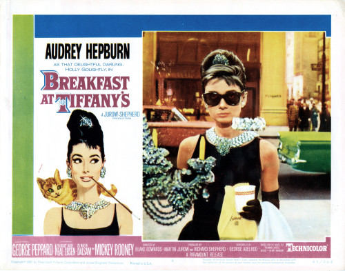 Breakfast At Tiffany'S, Us Lobbycard, Audrey Hepburn, 1961 Poster Print