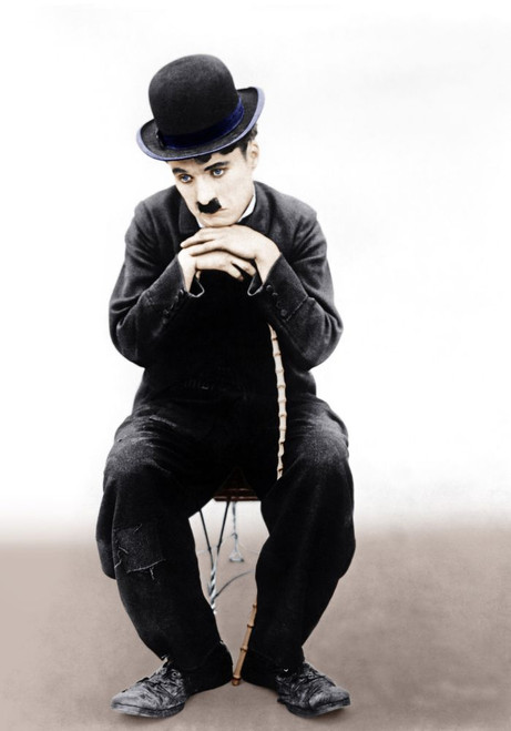 The Tramp,, Charlie Chaplin,, 1915 Poster Print