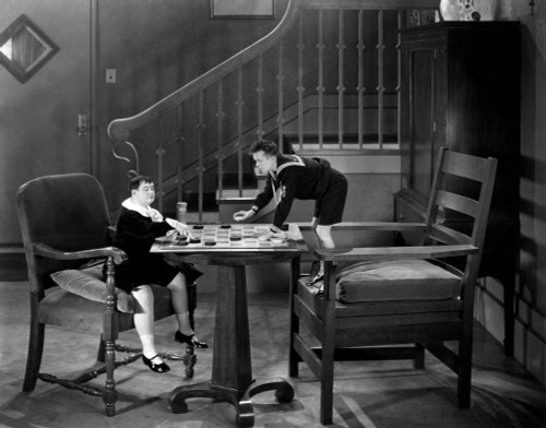 Brats, Oliver Hardy, Stan Laurel [Laurel And Hardy], 1930 Poster Print