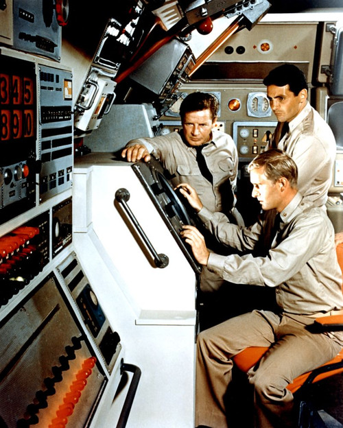 Voyage To The Bottom Of The Sea, Richard Basehart, David Hedison, 1964-68, Tm And Copyright � 20Th Century Fox Film Corp. All Rights Reserved, Courtesy: Everett Collection Poster Print