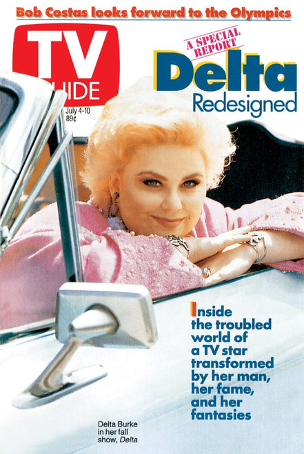 Delta, Delta Burke, Tv Guide Cover, July 4-10, 1992. Ph: Bob D'Amico. Tv Guide/Courtesy Everett Collection Poster Print