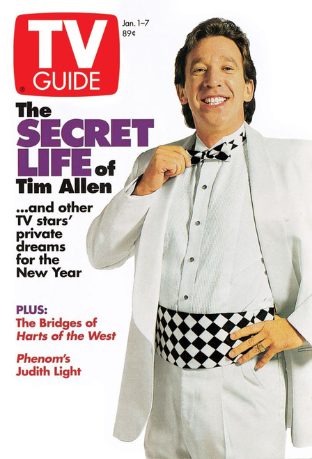 Home Improvement, Tim Allen, Tv Guide Cover, January 1-7, 1994. Ph: Jeff Katz. Tv Guide/Courtesy Everett Collection Poster Print