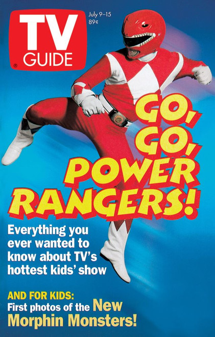 Mighty Morphin Power Rangers, Red Ranger, Tv Guide Cover, July 9-15, 1994. Ph: Jeff Katz. Tv Guide/Courtesy Everett Collection Poster Print