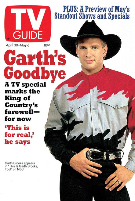 This Is Garth Brooks, Too!, Garth Brooks, Tv Guide Cover, April 30 - May 6, 1994. Tv Guide/Courtesy Everett Collection Poster Print