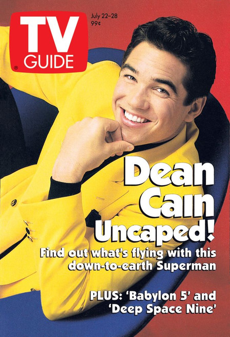 Lois & Clark: The New Adventures Of Superman, Dean Cain, Tv Guide Cover, July 22-28, 1995. Ph: Karen Moskowitz. Tv Guide/Courtesy Everett Collection Poster Print