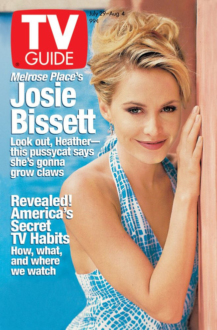 Melrose Place, Josie Bissett, Tv Guide Cover, July 29 - August 4, 1995. Tv Guide/Courtesy Everett Collection Poster Print