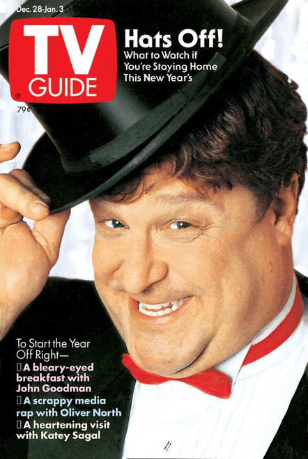Roseanne, John Goodman, Tv Guide Cover, December 28, 1991 - January 3, 1992. Tv Guide/Courtesy Everett Collection Poster Print