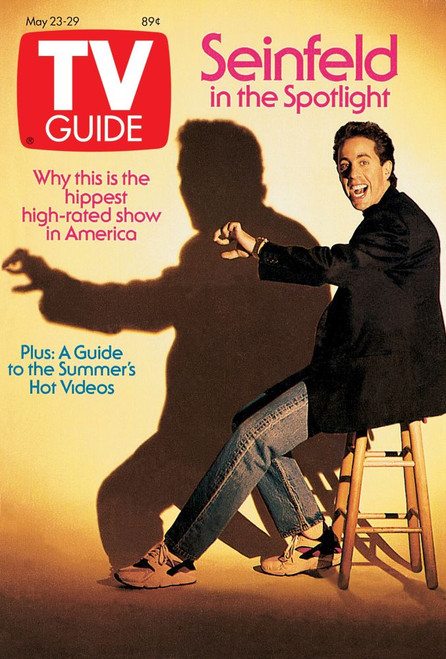 Seinfeld, Jerry Seinfeld, Tv Guide Cover, May 23-29, 1992. Ph: Jeffery Newbury. Tv Guide/Courtesy Everett Collection Poster Print