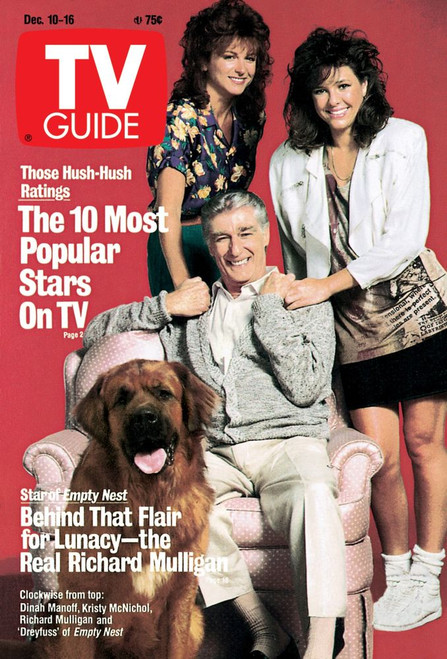 Empty Nest, Clockwise From Top: Dinah Manoff, Kristy Mcnichol, Richard Mulligan And Dreyfuss, Tv Guide Cover, December 10-16, 1988. Tv Guide/Courtesy Everett Collection Poster Print
