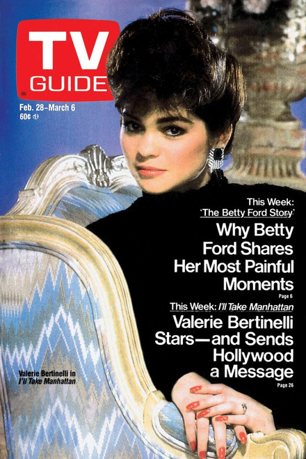 I'Ll Take Manhattan, Valerie Bertinelli, Tv Guide Cover, February 28 - March 6, 1987. Tv Guide/Courtesy Everett Collection Poster Print