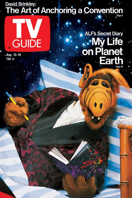 Alf, Tv Guide Cover, August 13-19, 1988. Tv Guide/Courtesy Everett Collection Poster Print