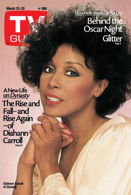 Dynasty, Diahann Carroll, Tv Guide Cover, March 23-29, 1985. Tv Guide/Courtesy Everett Collection Poster Print