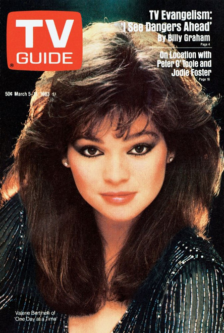 One Day At A Time, Valerie Bertinelli, Tv Guide Cover, March 5-11, 1983. Ph: Mario Caselli. Tv Guide/Courtesy Everett Collection Poster Print
