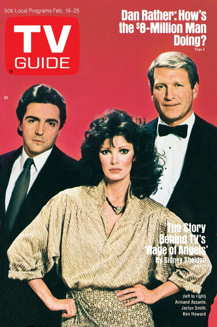 Rage Of Angels, From Left: Armand Assante, Jaclyn Smith, Ken Howard, Tv Guide Cover, February 19-25, 1983. Tv Guide/Courtesy Everett Collection Poster Print