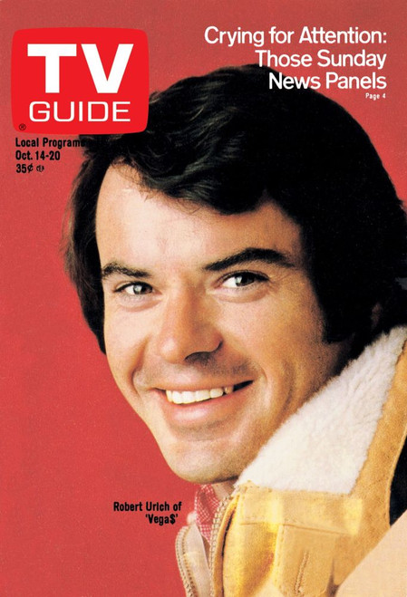 Vega$,, Robert Urich, Tv Guide Cover, October 14-20, 1978. Tv Guide/Courtesy Everett Collection Poster Print