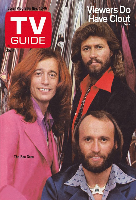 The Bee Gees, From Left: Robin Gibb, Barry Gibb, Maurice Gibb, Tv Guide Cover, November 10-16, 1979. Tv Guide/Courtesy Everett Collection Poster Print