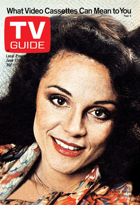 Rhoda, Valerie Harper, Tv Guide Cover, June 17-23, 1978. Tv Guide/Courtesy Everett Collection Poster Print