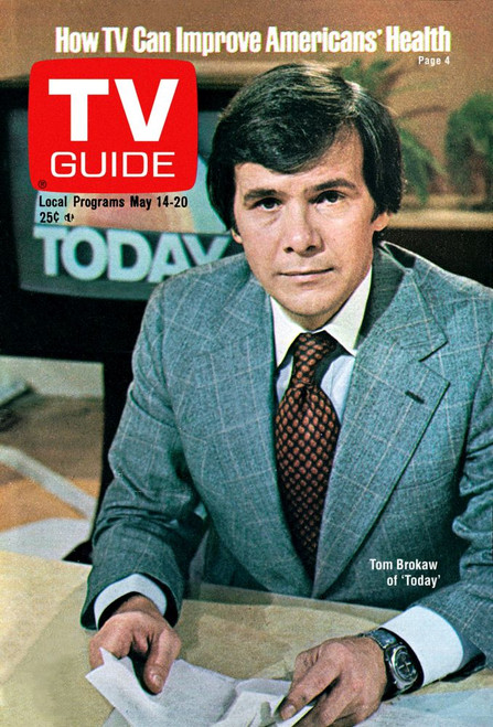 Today Show, Tom Brokaw, Tv Guide Cover, May 14-20, 1977. Tv Guide/Courtesy Everett Collection Poster Print