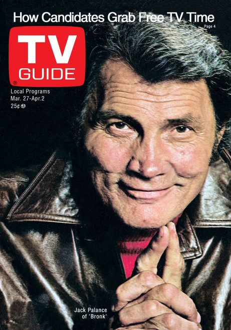 Bronk, Jack Palance, Tv Guide Cover, March 27 - April 2, 1976. Ph: Roger Prigent. Tv Guide/Courtesy Everett Collection Poster Print
