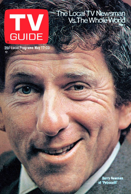 Petrocelli, Barry Newman, Tv Guide Cover, May 17-23, 1975. Ph: Gene Trindl. Tv Guide/Courtesy Everett Collection Poster Print