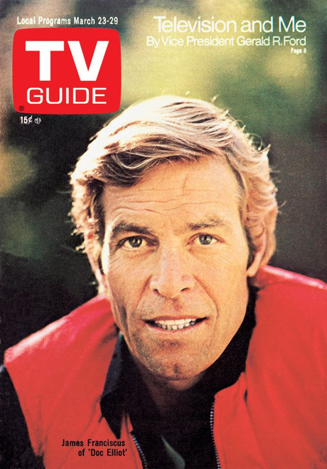 Doc Elliot, James Franciscus, Tv Guide Cover, March 23-29, 1974. Ph: Ivan Nagy.Tv Guide/Courtesy Everett Collection Poster Print