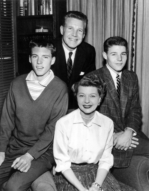 The Adventures Of Ozzie & Harriet,: Ricky Nelson, Ozzie Nelson, Harriet Hilliard, David Nelson,, 1952-66. Poster Print