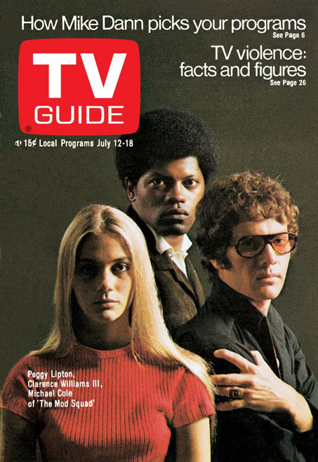 The Mod Squad, From Left: Peggy Lipton, Clarence Williams Iii, Michael Cole, Tv Guide Cover, July 12-18, 1969. Ph: Gene Trindl. Tv Guide/Courtesy Everett Collection Poster Print