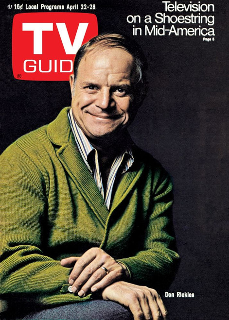 The Don Rickles Show, Don Rickles, Tv Guide Cover, April 22-28, 1972. Tv Guide/Courtesy Everett Collection Poster Print