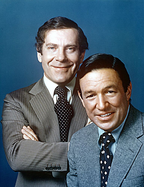60 Minutes, Morley Safer, Mike Wallace, 1/6/74. Poster Print