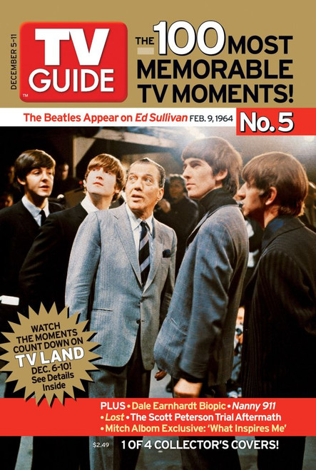 The Ed Sullivan Show, Ed Sullivan, The Beatles, Tv Guide Cover, December 5-11 , 2004. Tv Guide/Courtesy Everett Collection Poster Print