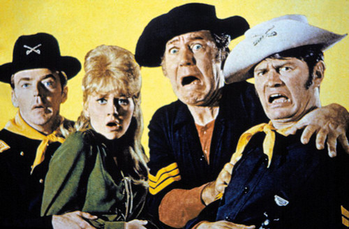 F Troop, Ken Berry, Melody Patterson, Forrest Tucker, Larry Storch, 1965-67 Poster Print