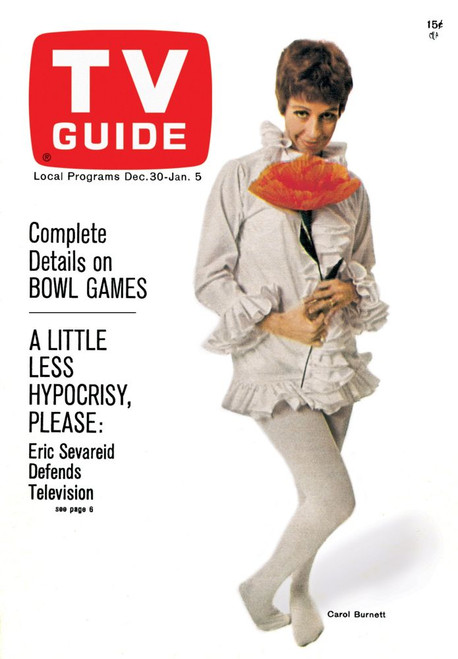 The Carol Burnett Show, Carol Burnett, Tv Guide Cover, December 30 - January 5, 1967. Tv Guide/Courtesy Everett Collection Poster Print