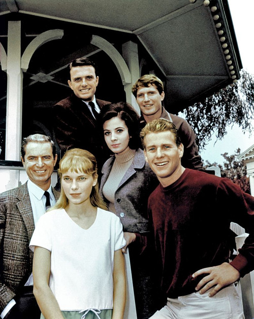 Peyton Place, Tim O'Connor, Mia Farrow, Ed Nelson, Barbara Parkins, Chris Connelly, Ryan O'Neal, 1964-1969 Poster Print