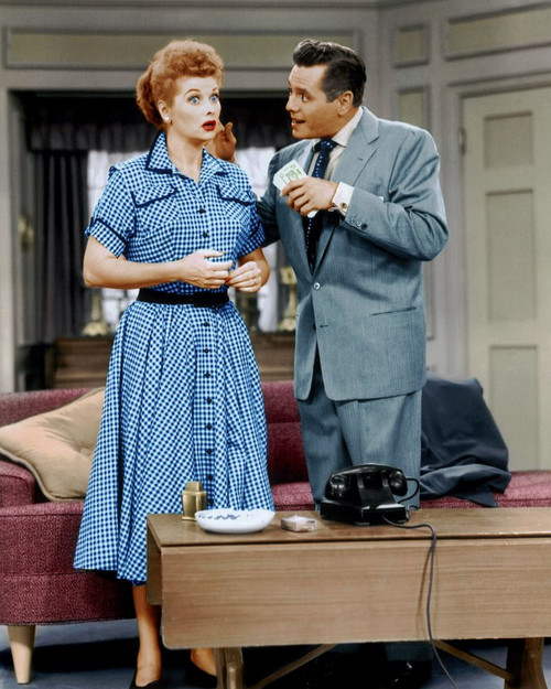 I Love Lucy,: Lucille Ball, Desi Arnaz, 1951-57. Poster Print